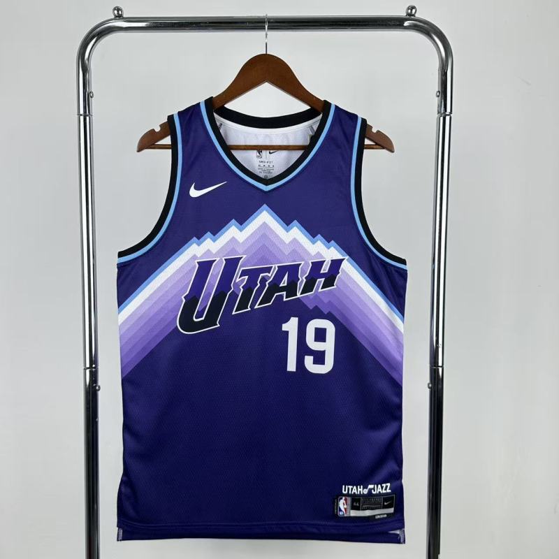 25-26 JAZZ BAILEY #19 Purple Top Quality Hot Pressing NBA Jersey