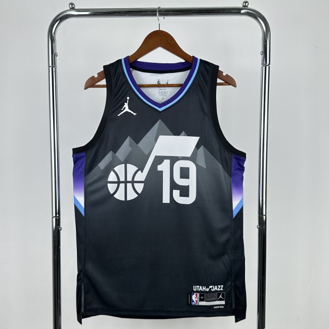 25-26 JAZZ BAILEY #19 Black Top Quality Hot Pressing NBA Jersey