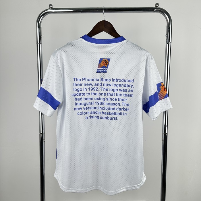 2026 SUNS White Retro High Quality Casual T-Shirt #MN