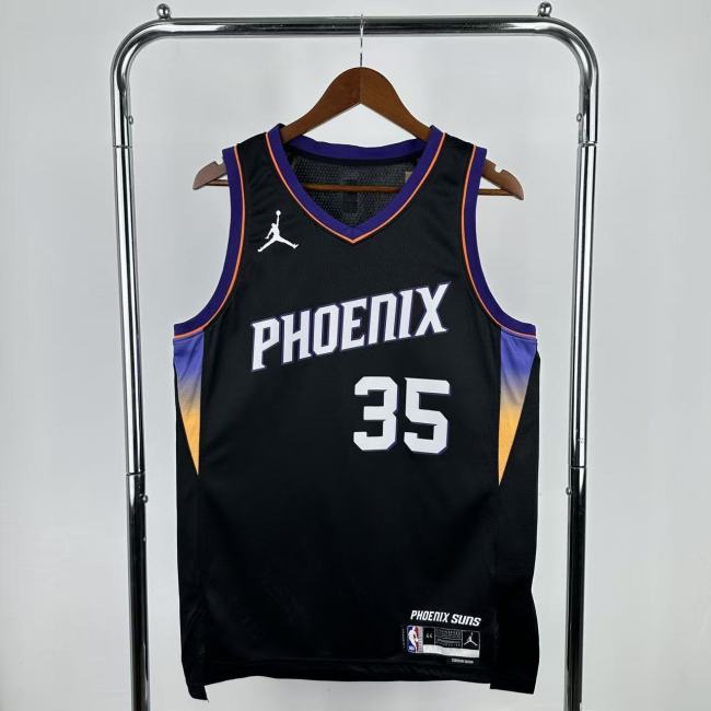 25-26 SUNS DURANT #35 Black Top Quality Hot Pressing NBA Jersey