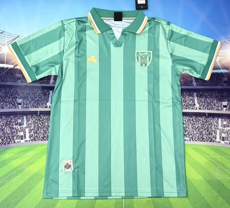 25-26 Sunderland Green Special Edition Fans Soccer Jersey