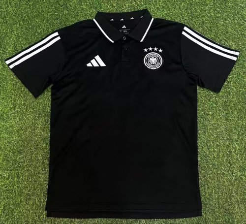 26-27 Germany Black Polo Short Sleeve