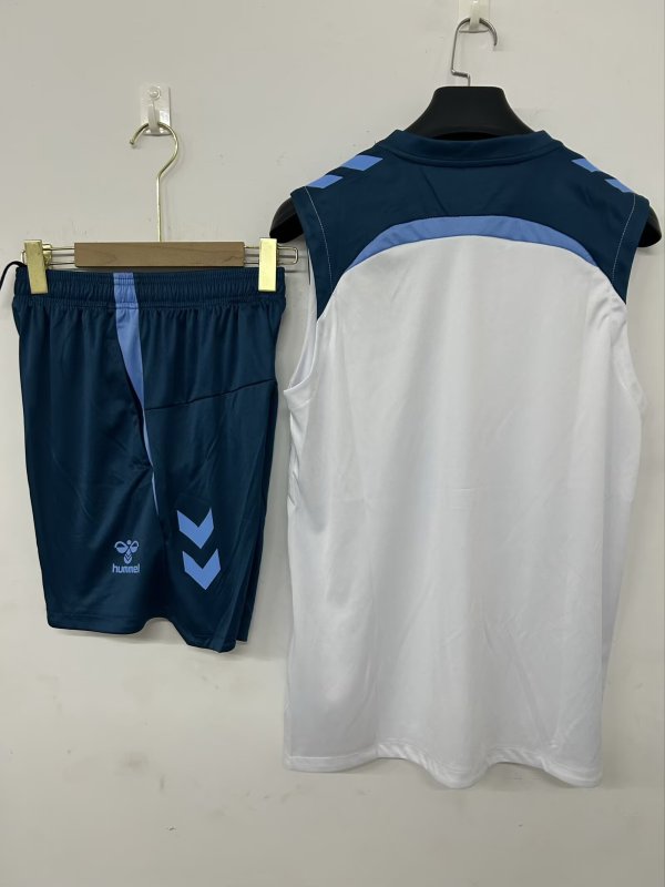 25-26 Malaga White Tank top and shorts suit