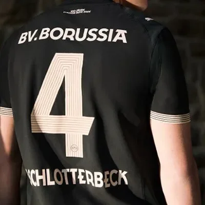 25-26 Dortmund Rote Erde 100th Anniversary Fans Soccer Jersey