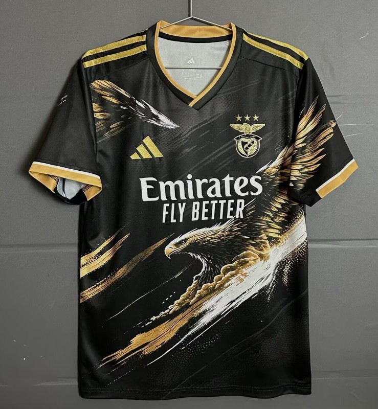 25-26 Benfica Black Special Edition Fans Soccer Jersey