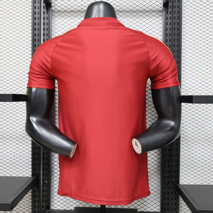 25-26 Roma Red Casual Edition Player Version Soccer Jersey