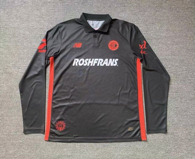 25-26 Toluca Third Away Fans Long Sleeve Soccer Jersey