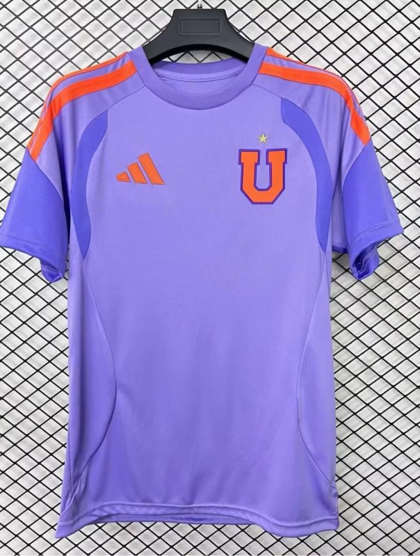26-27 Universidad De Chile Purple Training shirts (圆领)