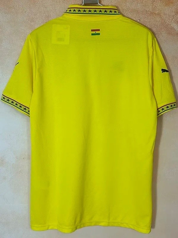 26-27 Ghana Yellow Polo Short Sleeve