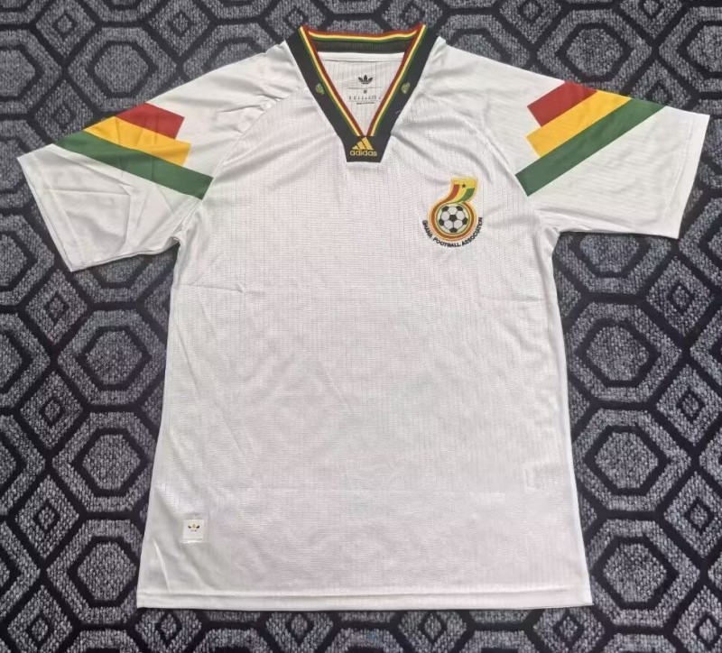 26-27 Ghana White Special Edition Fans Soccer Jersey