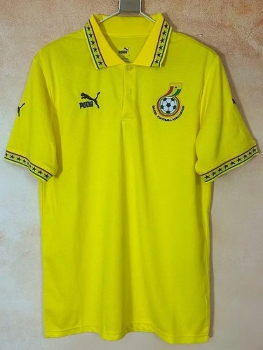 26-27 Ghana Yellow Polo Short Sleeve