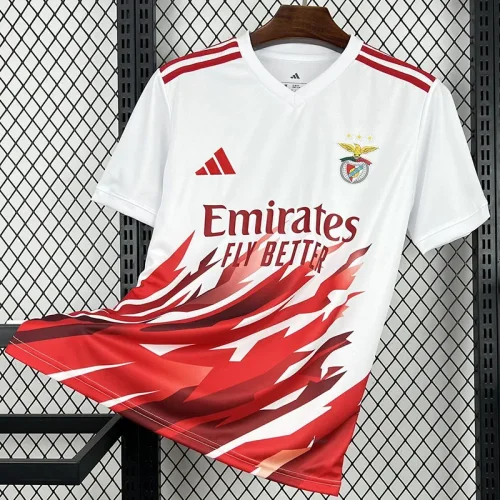 25-26 Benfica Red White Special Edition Training shirts (火焰)