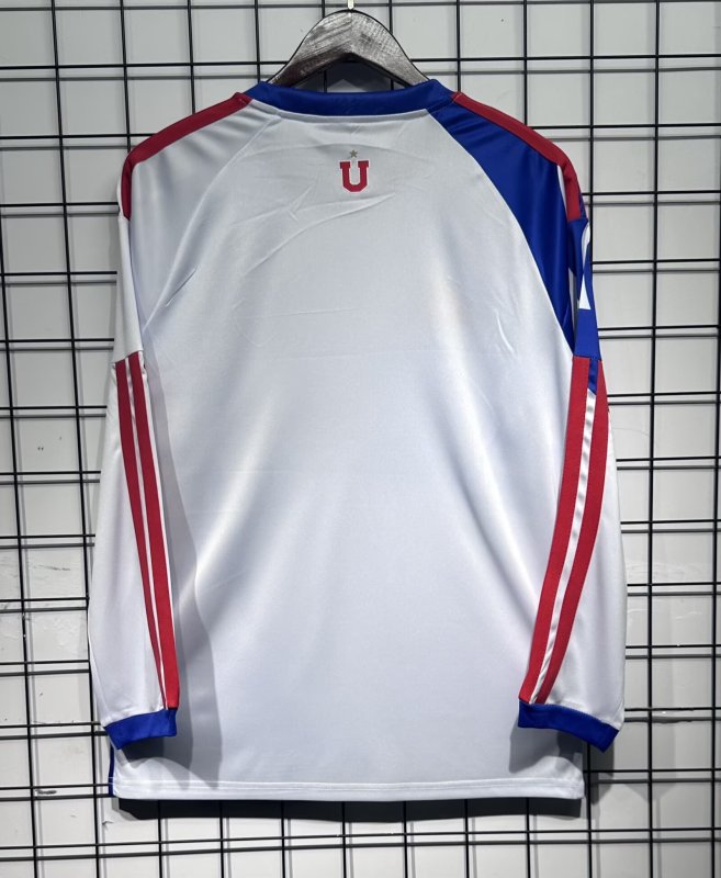 26-27 Universidad De Chile Away Fans Long Sleeves Soccer Jersey
