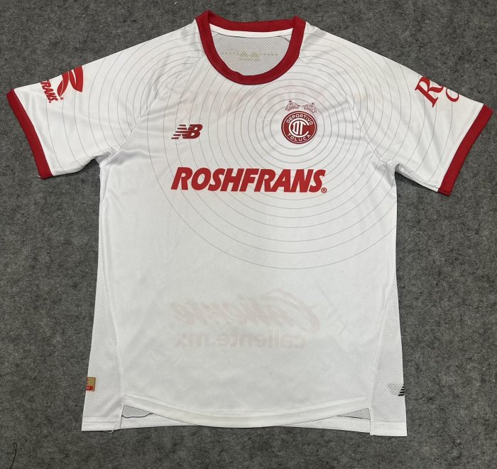 25-26 Toluca Double-Champion White Fans Soccer Jersey