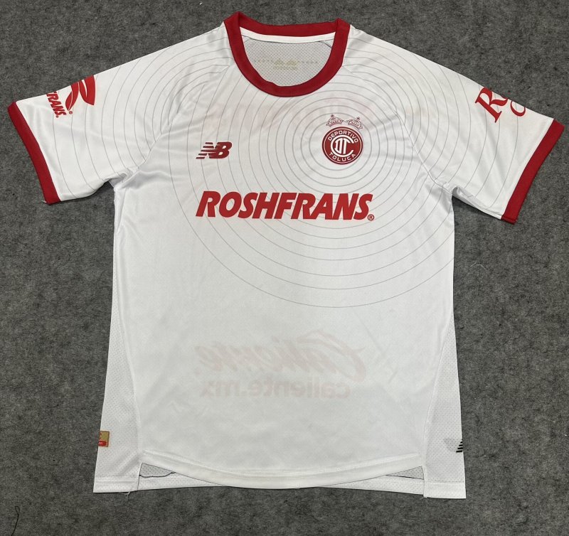 25-26 Toluca Double-Champion White Fans Soccer Jersey