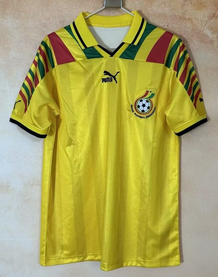 26-27 Ghana Yellow Polo Short Sleeve