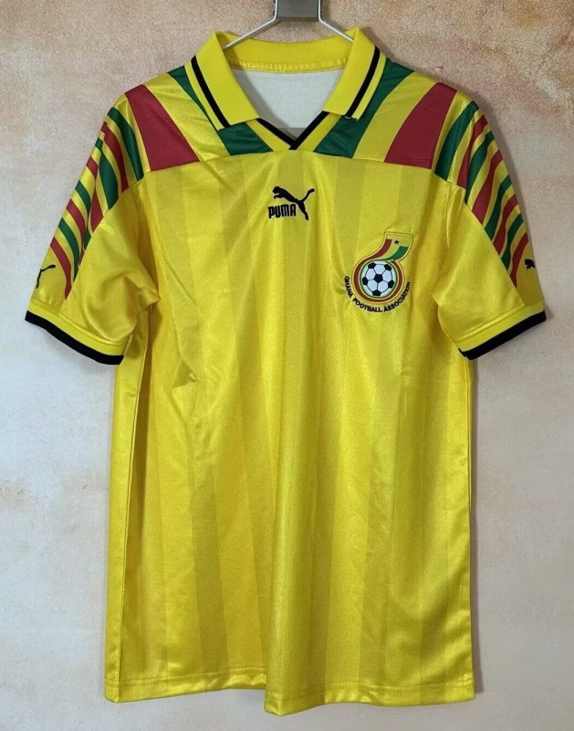26-27 Ghana Yellow Polo Short Sleeve