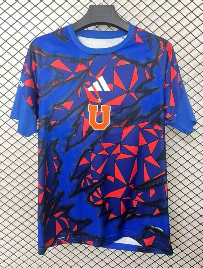 26-27 Universidad De Chile Blue Red Training shirts