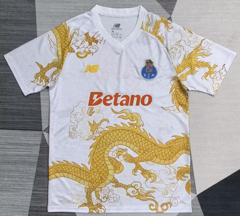 25-26 Porto Special Edition Training shirts (红字金龙)