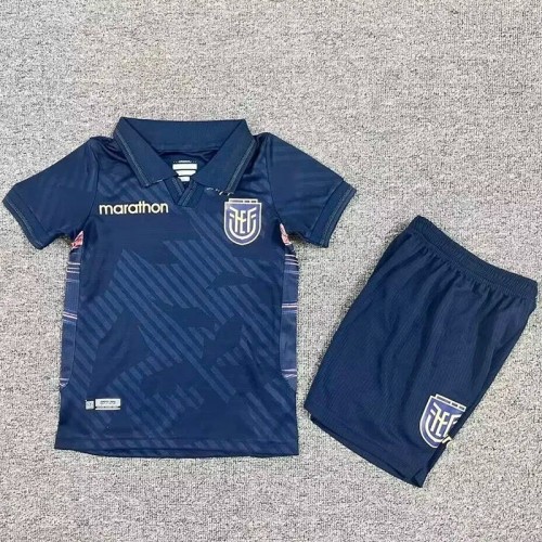 26-27 Ecuador Away Kids Soccer Jersey