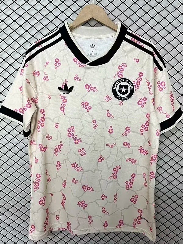 26-27 Chile Away Fans Soccer Jersey