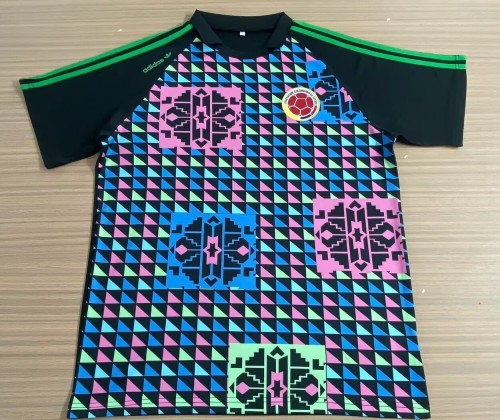 1990 Colombia Goalkeeper Retro Soccer Jersey