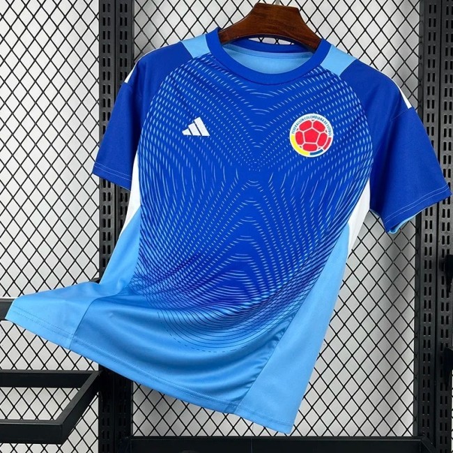 26-27 Colombia Blue Goalkeeper Fans Soccer Jersey