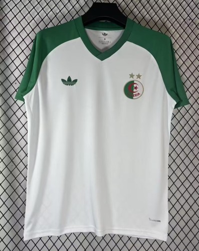 26-27 Algeria White Green Fans Training shirts