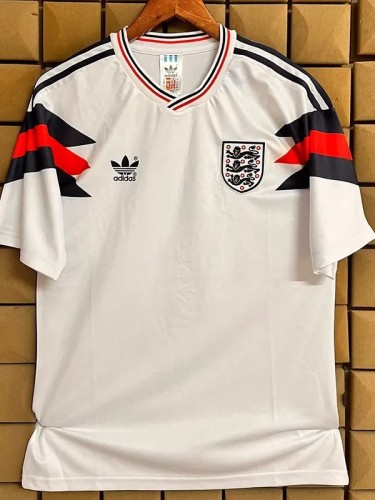 1990 England Special Edition Retro Soccer Jersey