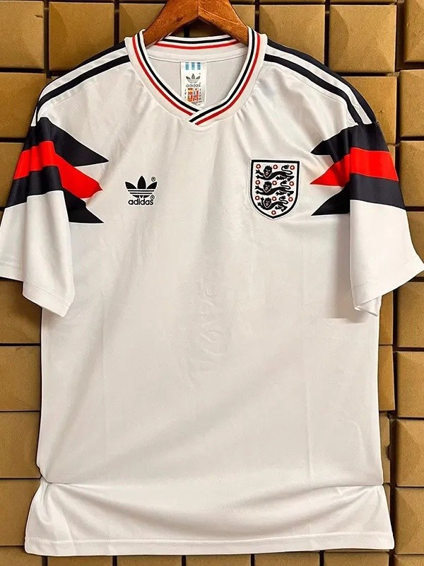 1990 England Special Edition Retro Soccer Jersey