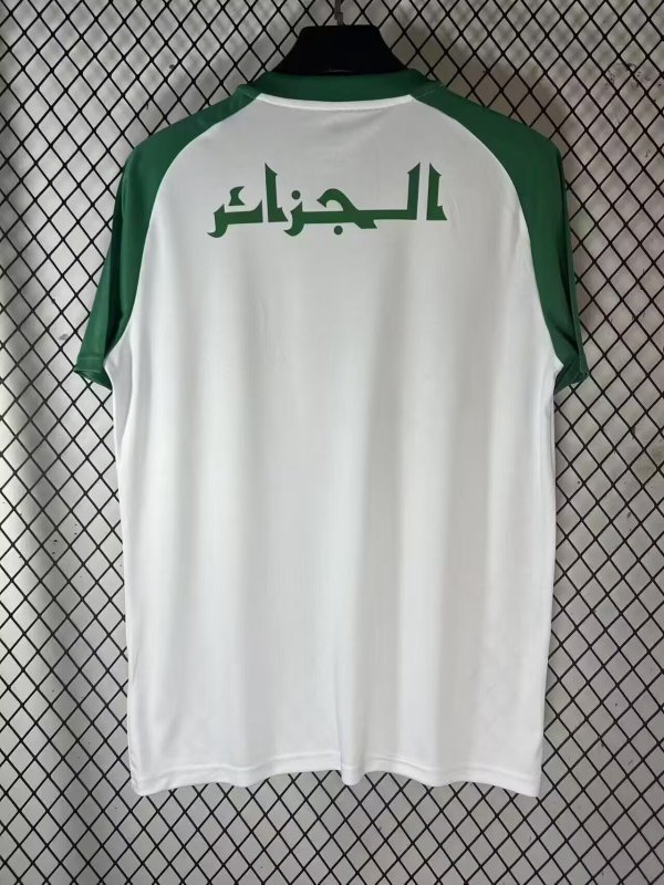 26-27 Algeria White Green Fans Training shirts