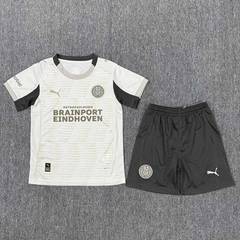 25-26 PSV Third Kids Soccer Jersey