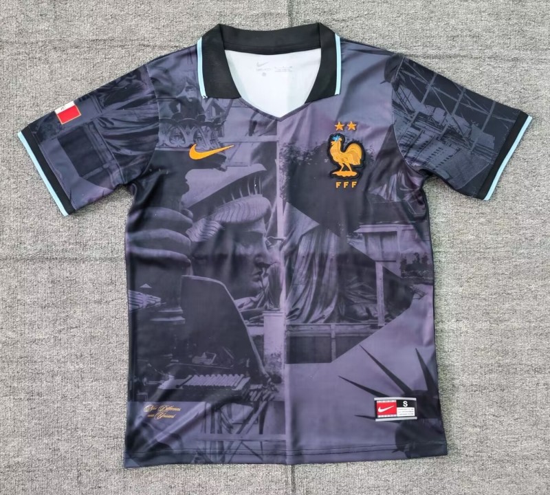 26-27 France Black Special Edition Training shirts