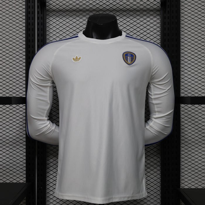 25-26 Leeds United Casual Edition Player Version Long Sleeves Training shirts