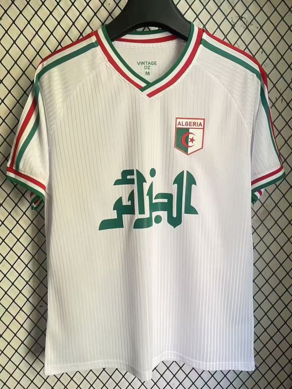 26-27 Algeria White Special Edition Fans Soccer Jersey