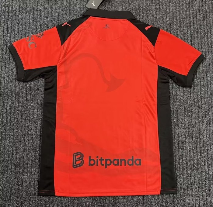 26-27 ACM Red Fans Soccer Jersey