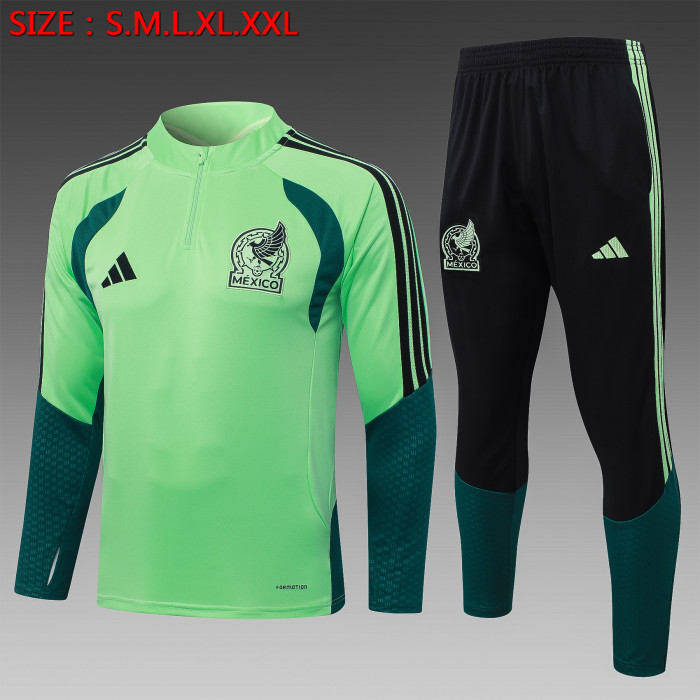 26-27 Mexico Green Half Pull Tracksuit (半拉链)