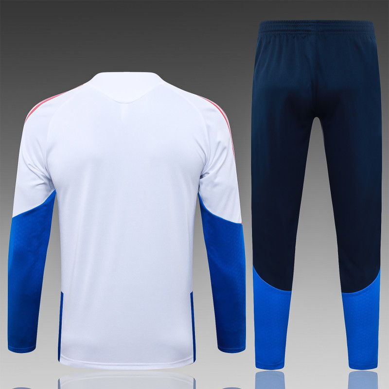 26-27 Colombia White Half Pull Tracksuit (半拉链)