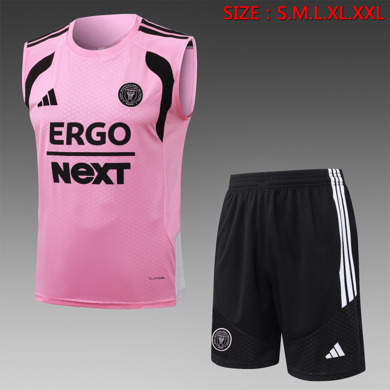 26-27 Inter Miami Pink Tank top and shorts suit