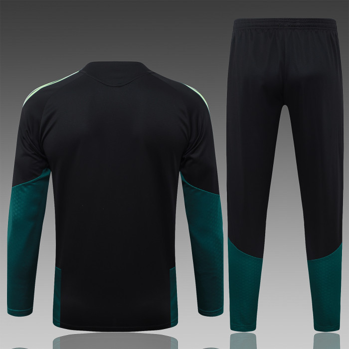 26-27 Mexico Black Half Pull Tracksuit (半拉链)