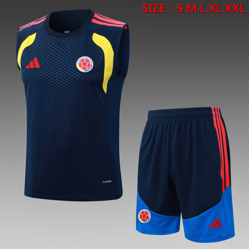 26-27 Colombia Royal Blue Tank top and shorts suit