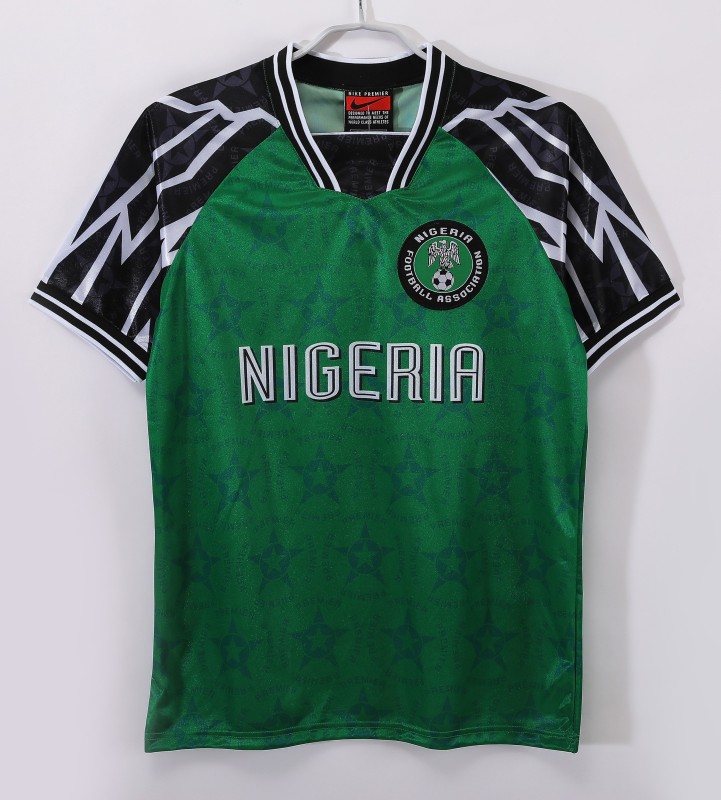 1995 Nigeria Home Retro Soccer Jersey