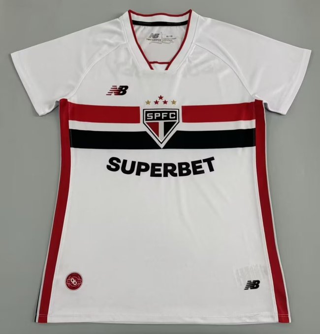 26-27 Sao Paulo Home Women Soccer Jersey (女)