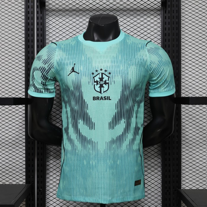 26-27 Brazil Goalkeeper Player Version Soccer Jersey