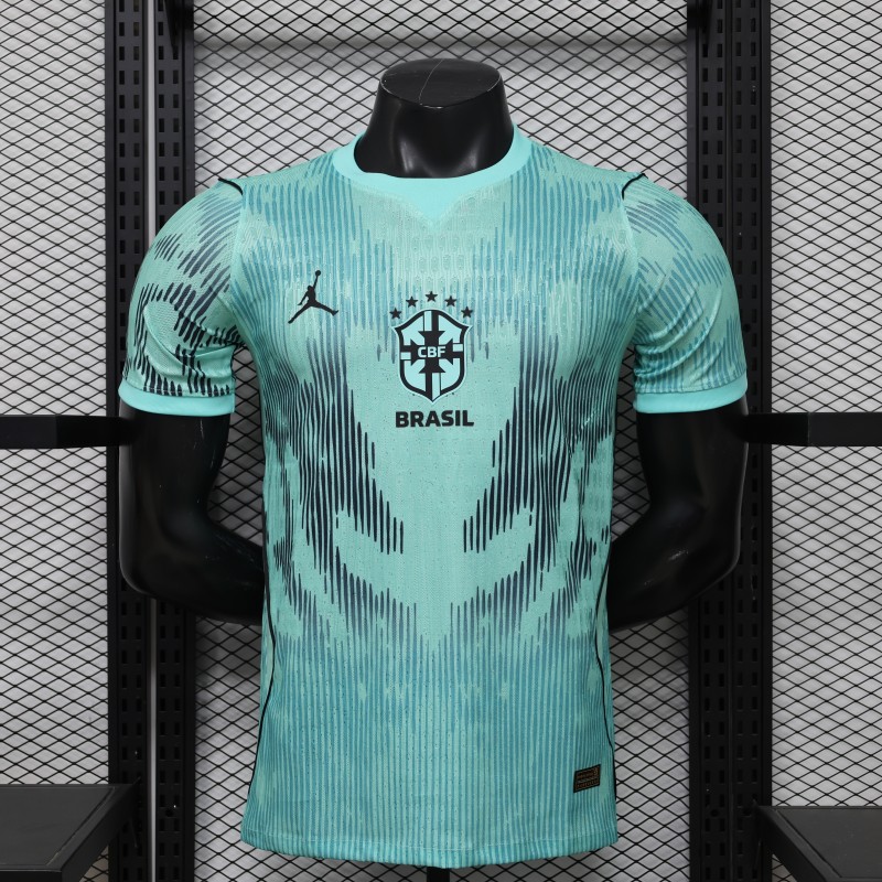 26-27 Brazil Goalkeeper Player Version Soccer Jersey