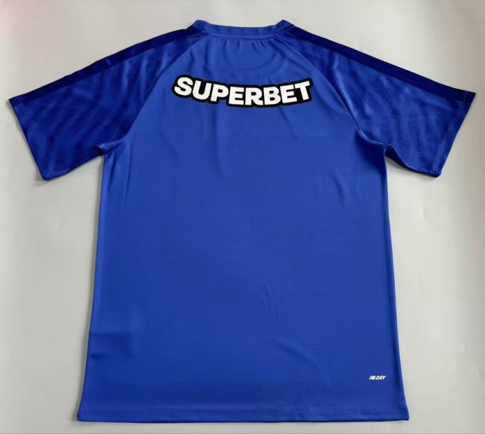 26-27 Sao Paulo Blue Goalkeeper Fans Soccer Jersey