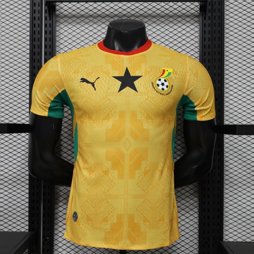 26-27 Ghana Away Player Version Soccer Jersey