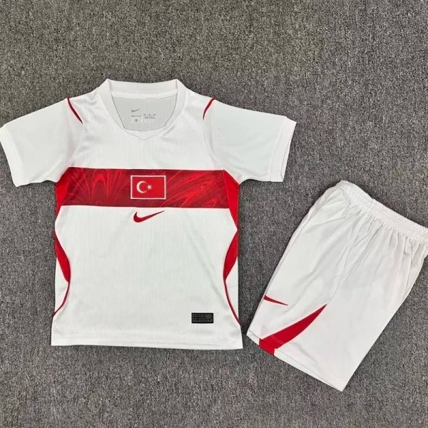 26-27 Turkey Home Kids Soccer Jersey