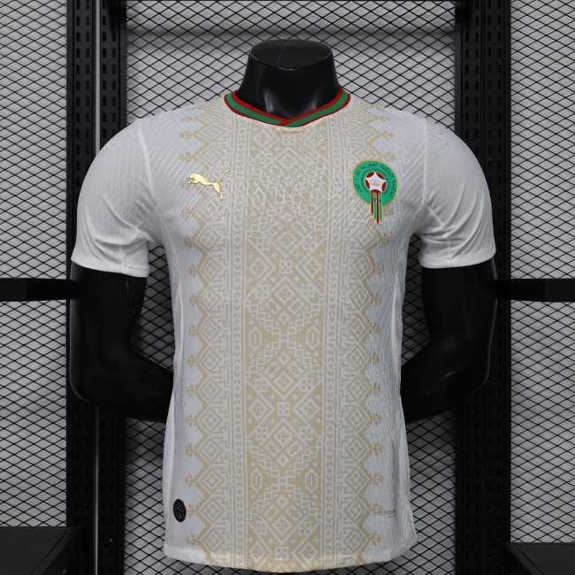 26-27 Morocco Away Player Version Soccer Jersey