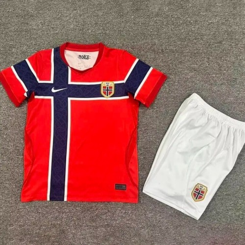 26-27 Norway Home Kids Soccer Jersey